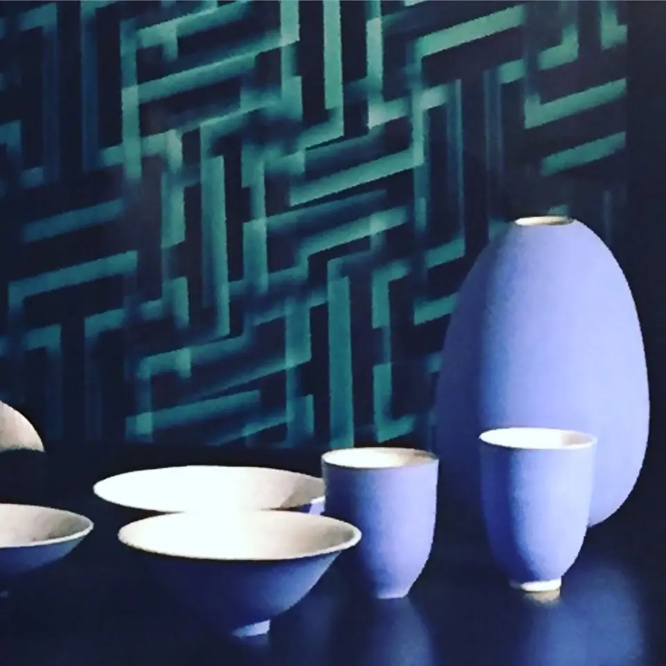 Exposition Rencontres, 2016, Not a Gallery, Paris, vase bleu, un ensemble de pièces inédites