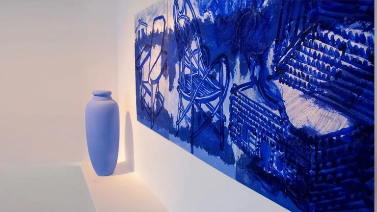 exposition céramique contemporaine, Novembre 2016,
Galerie Minsky, Paris, Exposition Voûtes célestes, Pièce unique en grès texturé