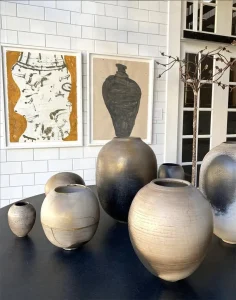 2023 March, San Francisco, Contemporary pottery exhibition, an exhibition bringing together the works of Karen Swami and Gary Komarin. 