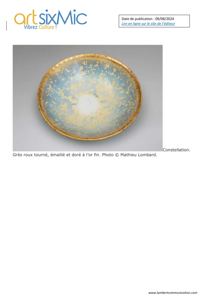 press ceramics paris, ceramics in paris, announcement of the exhibition constellations, opening of les ateliers de karen, dedicated to transmission and ceramic creation