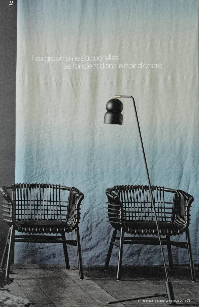 press contemporary ceramics, parisian creation with pure lines, illustrating the craftsmanship of integrated french art pottery, in a refined setting