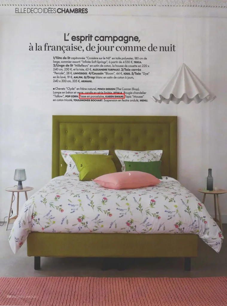 press art pottery, oribe-style porcelain vase, thrown and glazed, creation by karen swami, unique piece, handmade, parisian creation, elle décoration 2015